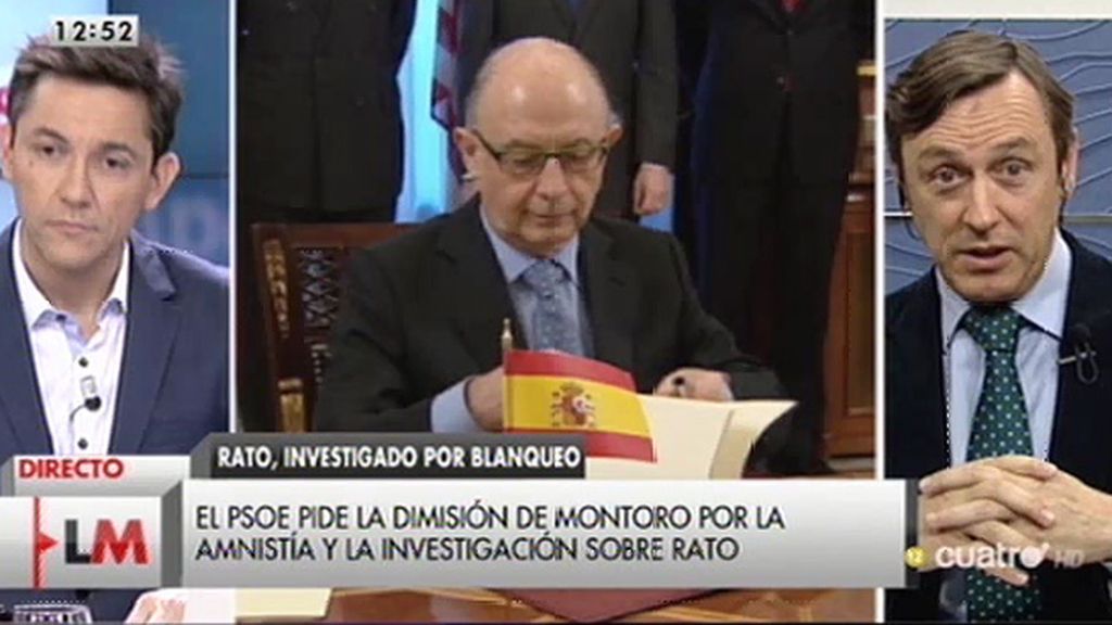 Rafael Hernando: "Por supuesto que no tiene que dimitir el señor Montoro"