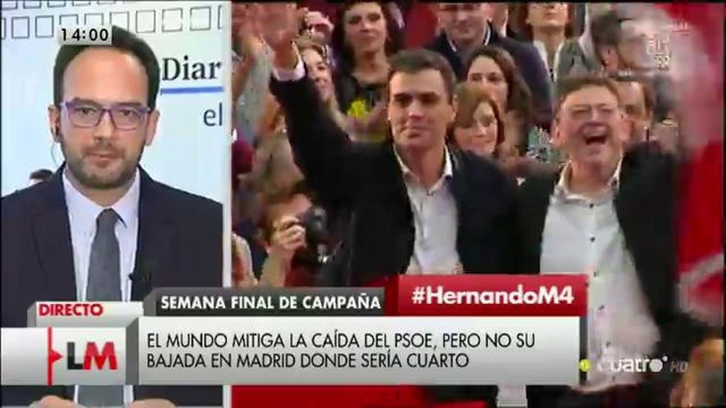 Antonio Hernando: "Algunos se empeñan en ganar las encuestas, nosotros queremos ganar la confianza de los ciudadanos"