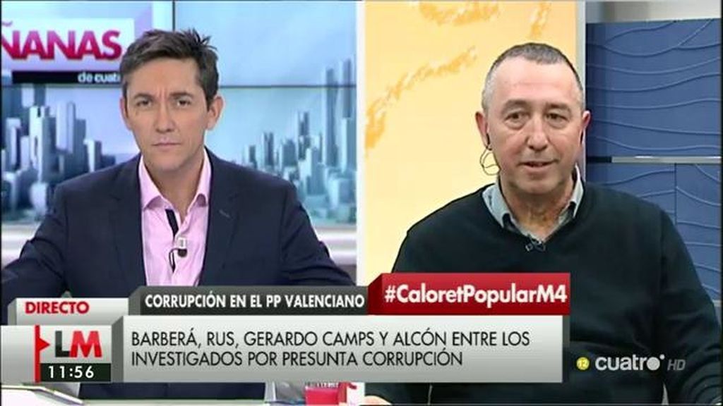 J. Baldoví, sobre Valencia: "Creo que el PP había entendido que era su cortijo particular"