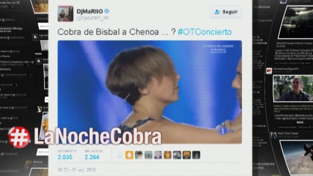 #HoyEnLaRed: Bisbal le hace 'la cobra' a Chenoa, ¿o no?