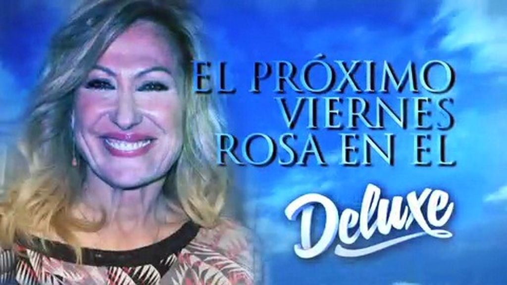 ¡Noticia bomba! Rosa Benito vuelve al Deluxe el viernes 11 de diciembre