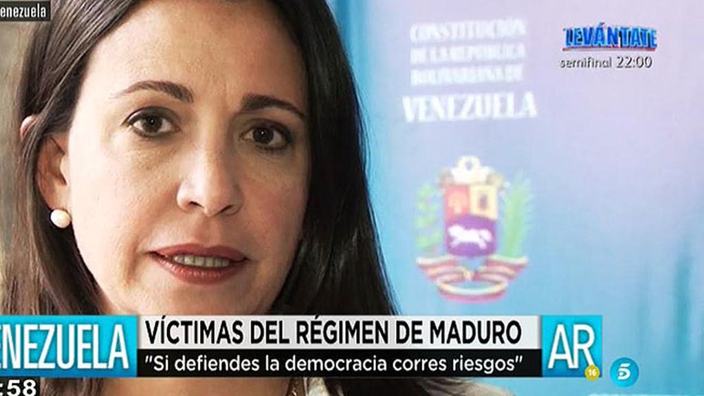 María Corina Machado: "En Venezuela todos tememos por nuestra vida y yo recibo amenazas constantemente"