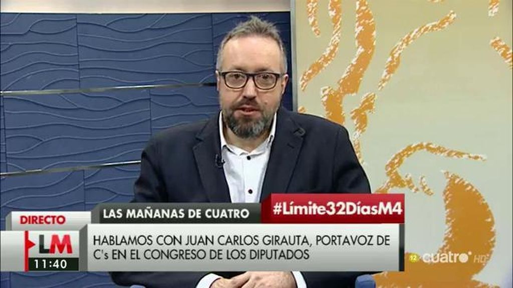 Girauta: “¿Qué cesión ha hecho Iglesias, decir que renuncia a ser vicepresidente que es algo que se había arrogado él?”