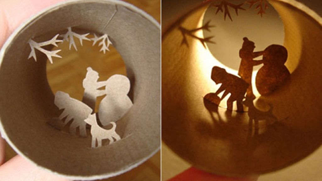 Obras de arte en papel higiénico