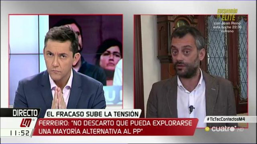 Xulio Ferreiro: “No descarto que pueda explorarse una mayoría alternativa al PP”