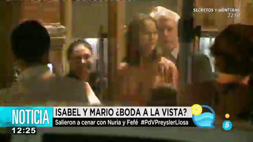 Isabel Preysler y Mario Vargas Llosa, de cena con Fernández Tapias y su mujer