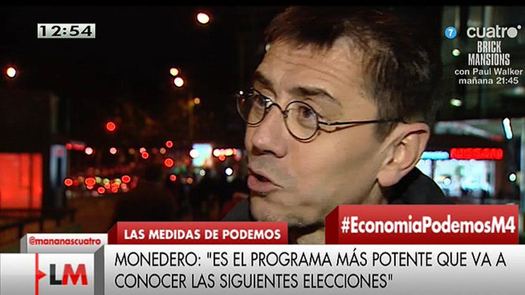"Ni PP ni PSOE tienen sus programas ¿Por qué nos lo exigen a nosotros?"