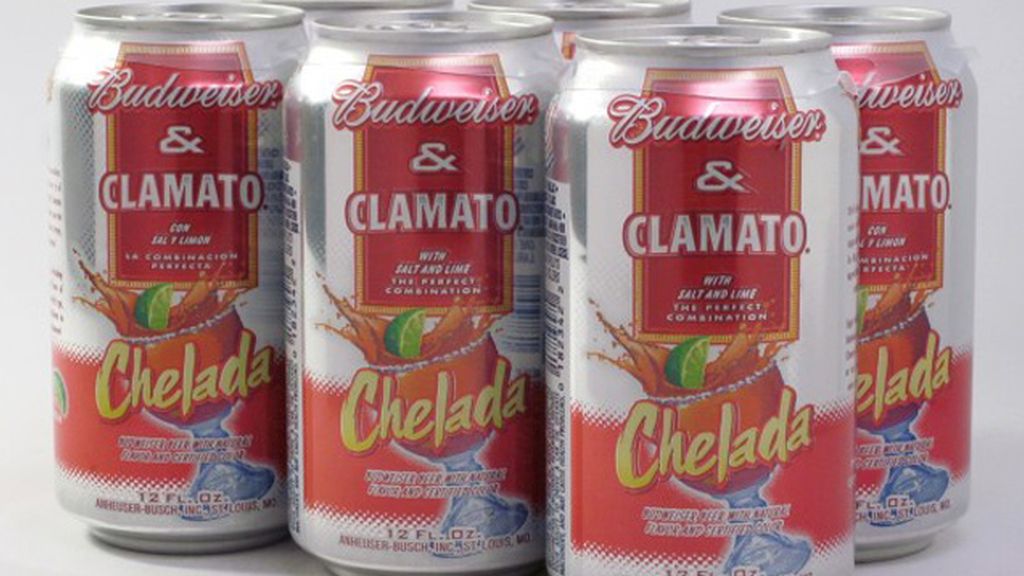 Cerveza de tomate: Budweiser Chelada