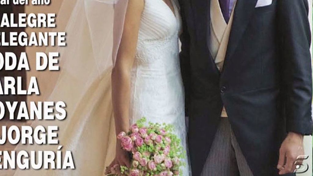 La boda de Carla Goyanes, en la portada de '¡Hola!'