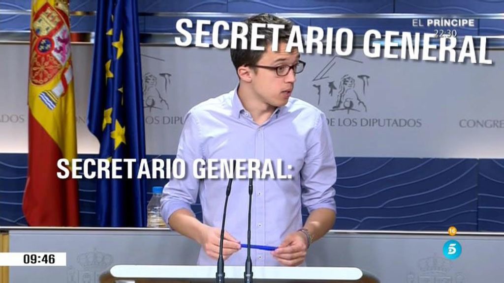 Íñigo Errejón, de "Pablo es mi amigo" a "mi secretario general"