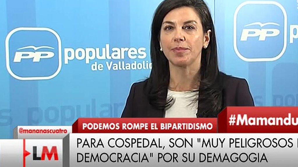 A. Serrano: "Cuando hay mala praxis de la política se tiene que curar con más y mejor política, nunca con la no política"