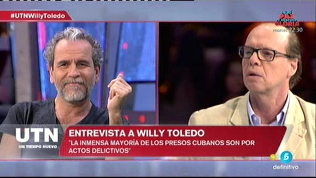 Willy Toledo y Jaime González se enfrentan por el encarcelamiento de Otegi