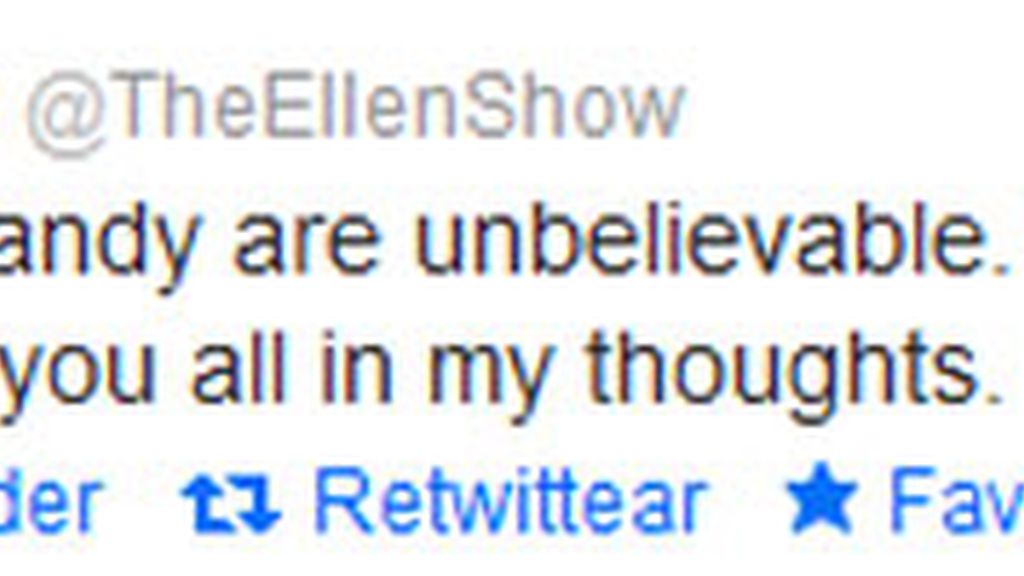 Las 'celebs' y el huracán Sandy, en Twitter