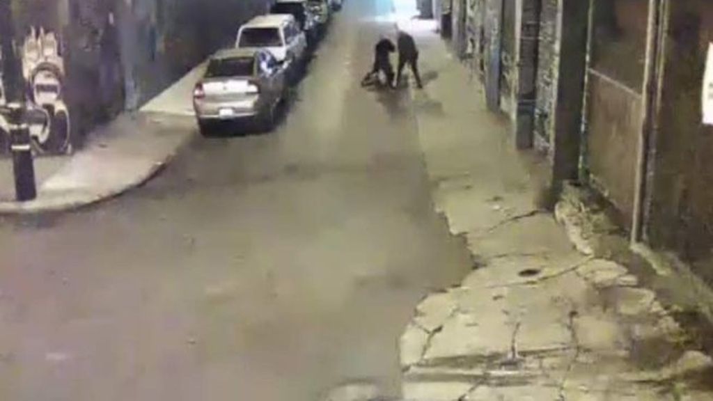 Brutal paliza de la policía a un ladrón en San Francisco