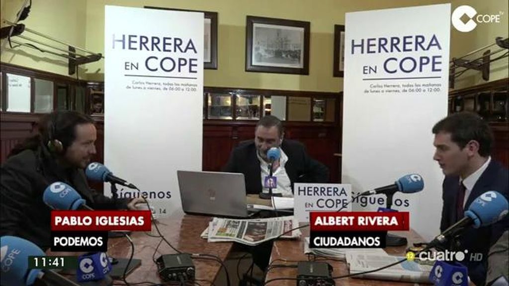 Iglesias y Rivera se enzarzan en un duro debate por el pacto del Congreso