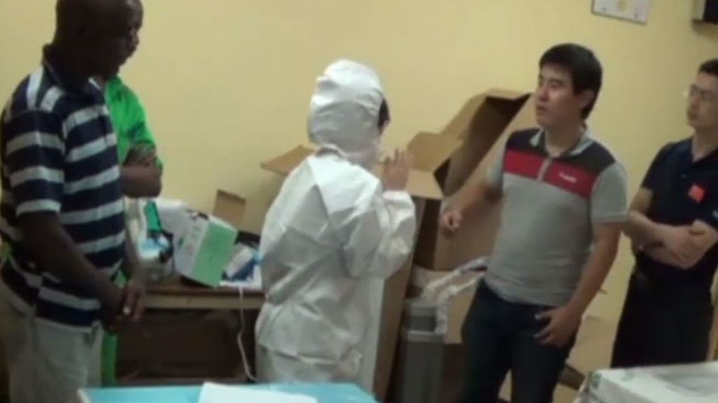 Un grupo de expertos de China llega a Guinea para apoyar la lucha contra el ébola