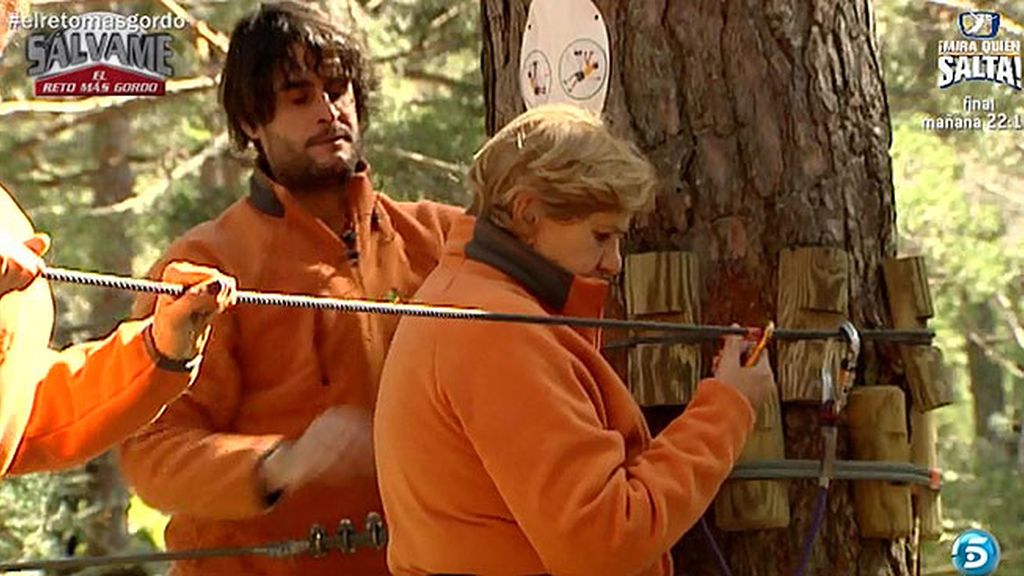 Carmen Bazán continúa entrenando, esta vez con deportes de aventura