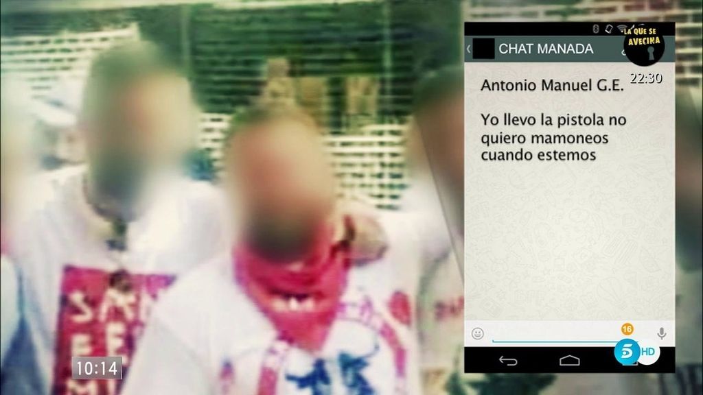 'AR' accede a una nueva conversación de los presuntos 'Violadores de San Fermín'