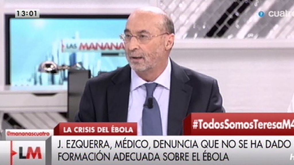 Julián Ezquerra: "Los profesionales vamos a sacar esto adelante con o contra los políticos"