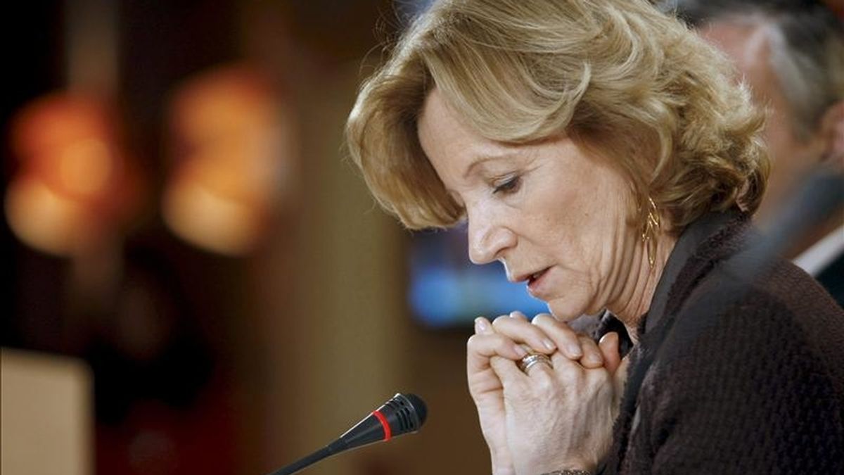 La vicepresidenta segunda y ministra de Economía y Hacienda, Elena Salgado. EFE/Archivo La vicepresidenta segunda y ministra de Economía y Hacienda, Elena Salgado. EFE/Archivo