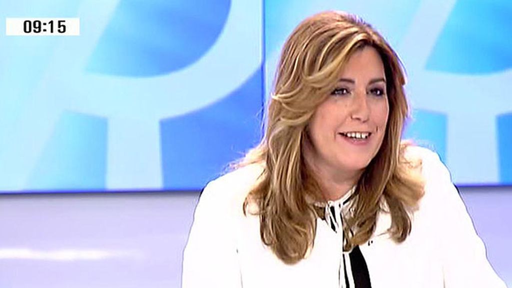 Susana Díaz: "Lo mejor que le puede pasar a España es que no gobierne Rajoy"