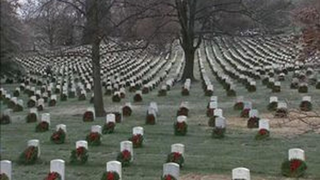 Homenaje a los veteranos en el cementerio de Arlington