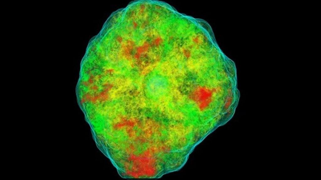 La NASA detecta una explosión asimétrica de una supernova