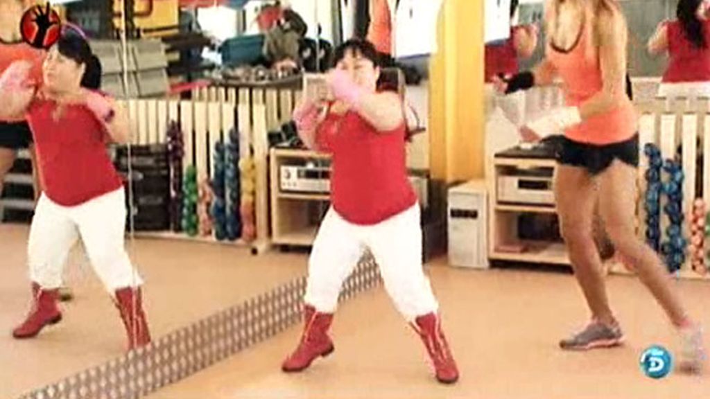 Chiqui practica Kick Power