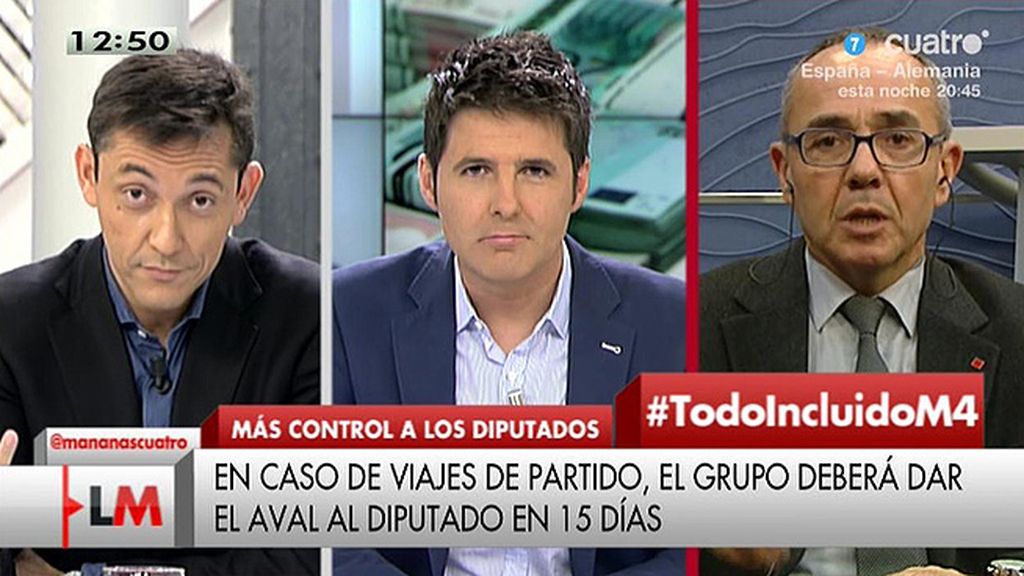 Javier Ruiz, a Coscubiela: "¿Por qué nosotros tenemos que pagar sus actos de partido?"