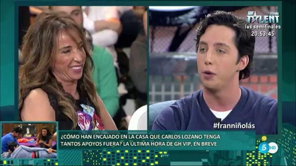 Fran Nicolás se enfrenta a María Patiño: 
