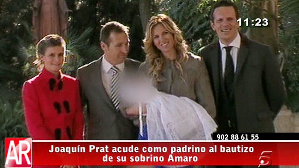 Durante la comida, Joaquín Prat dedicó unas cariñosas palabras a los amigos que acudieron al bautizo