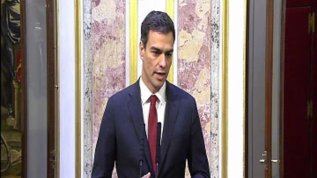 Pedro Sánchez: “Con el inmovilismo de Rajoy no se garantiza la unidad de España”