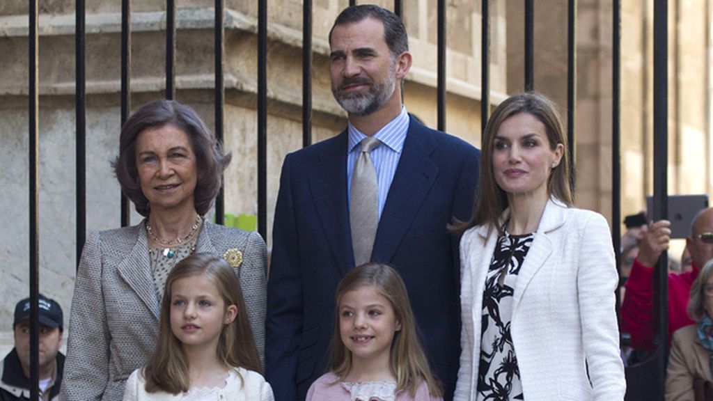 La princesa de Asturias y la Infanta Sofía, protagonistas de la misa de Pascua