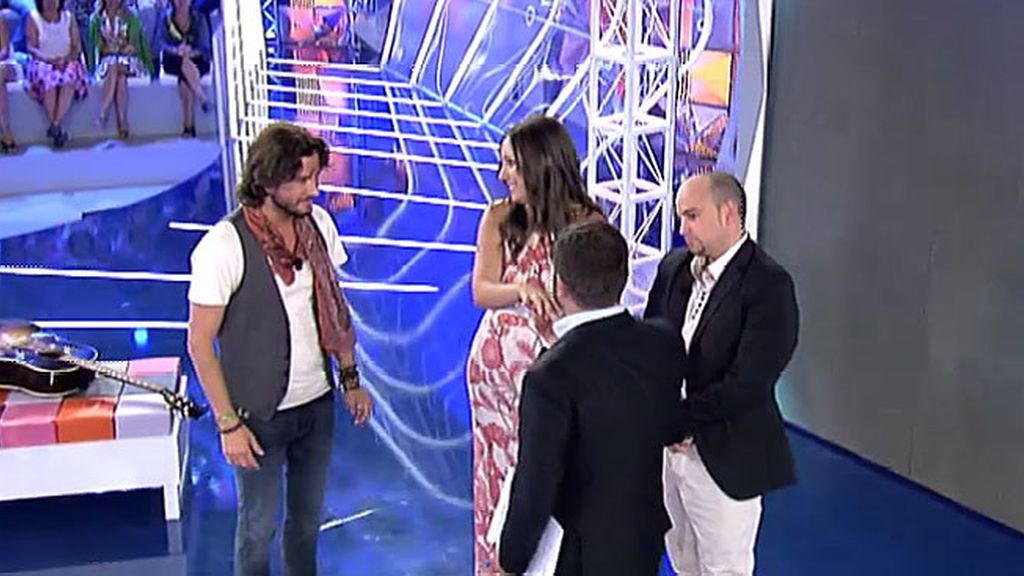 El cantante, cómplice de la propuesta de Jaime a Inés