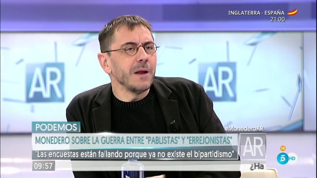 Monedero: "Pablo y Errejón son indispensables en Podemos"