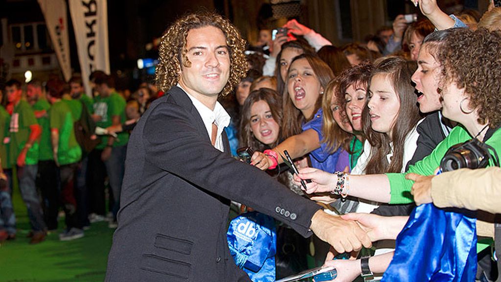 La alfombra 'verde', los coaches, el presentador, los fans...