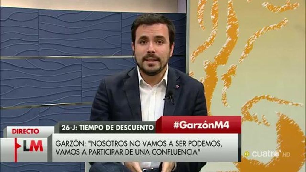 La entrevista de Alberto Garzón, a la carta