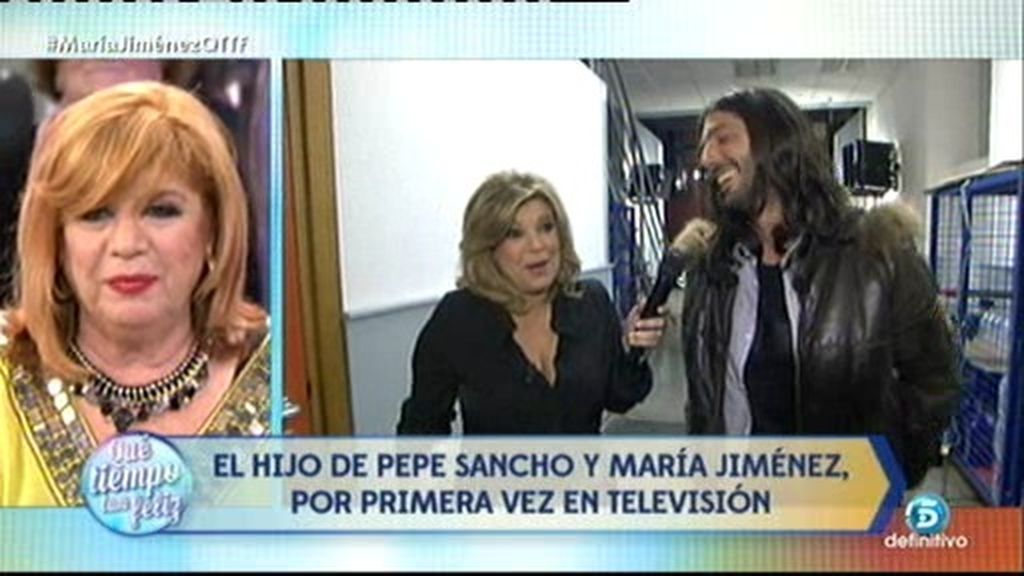 El hijo de María Jiménez y Pepe Sancho sorprende a su madre en ¡QTTF!