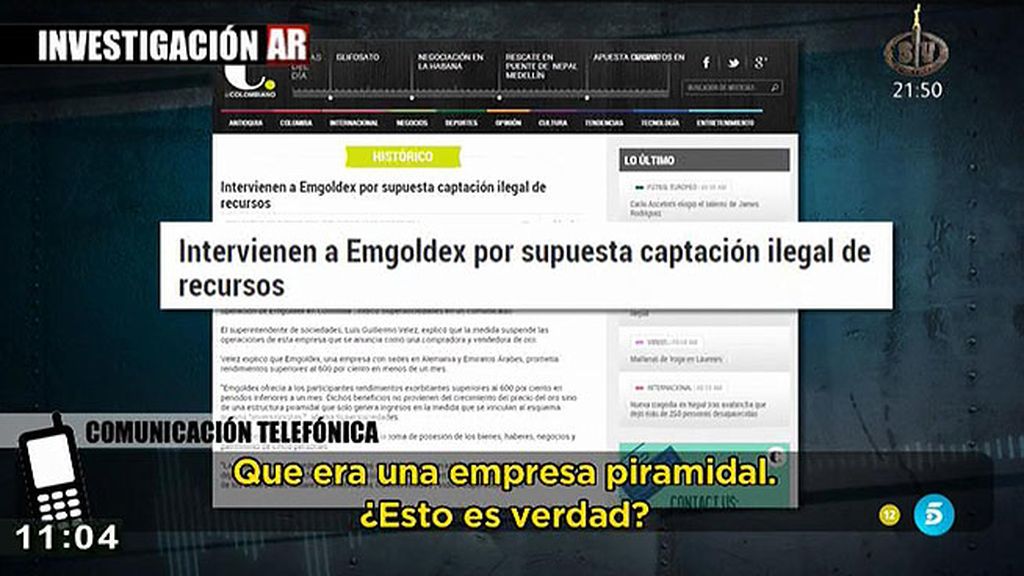 Emgoldex fue intervenida en Colombia por estafa, ¿cómo puede actuar en España?