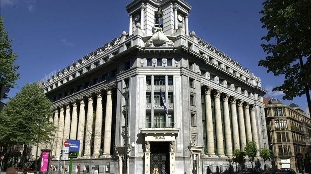 Edificio central del BBVA en la Gran Vía bilbaína. EFE/Archivo
