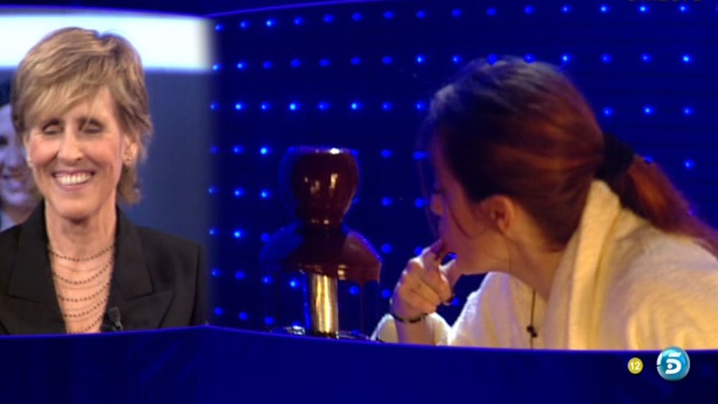 Una fuente de chocolate les endulzó la noche