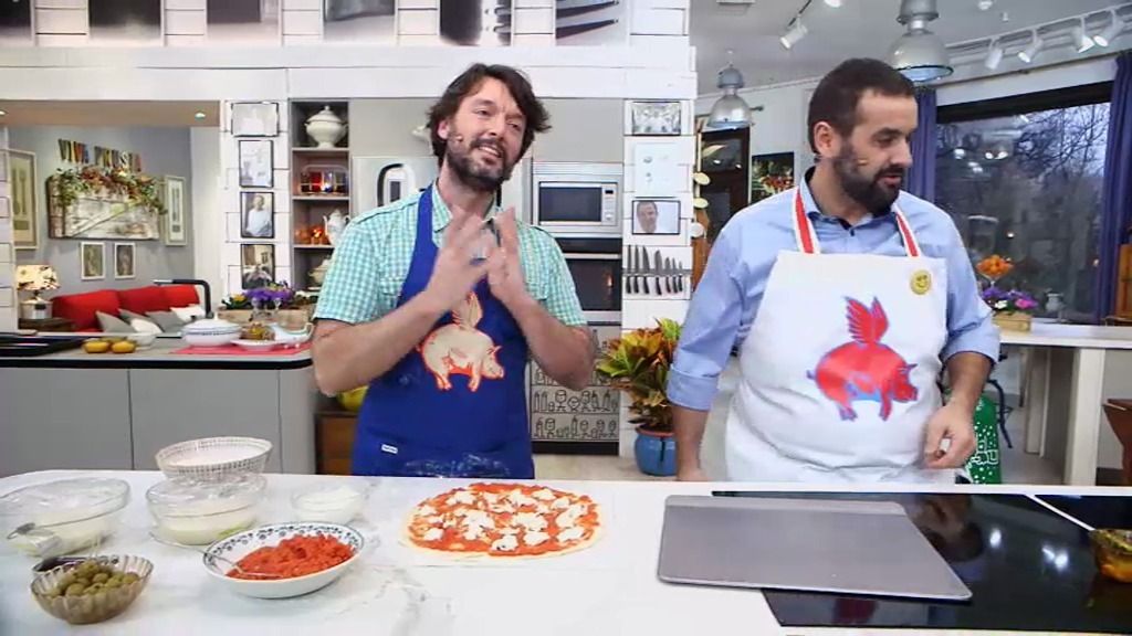 Iban Yarza se estrena en 'Robin Trotter' haciendo una pizza 'chorra'