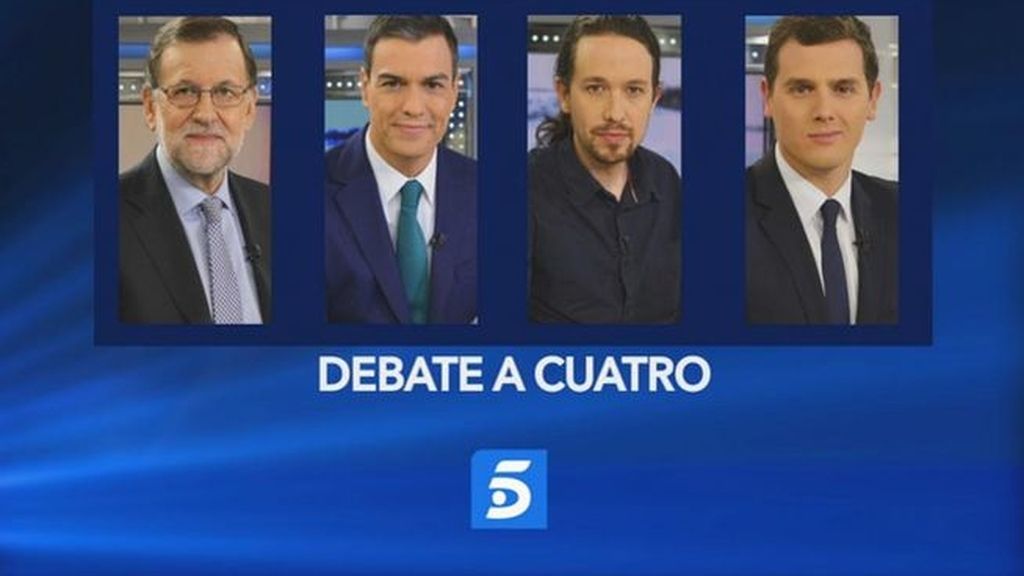 Debate electoral histórico, frente a frente los cuatro principales candidatos