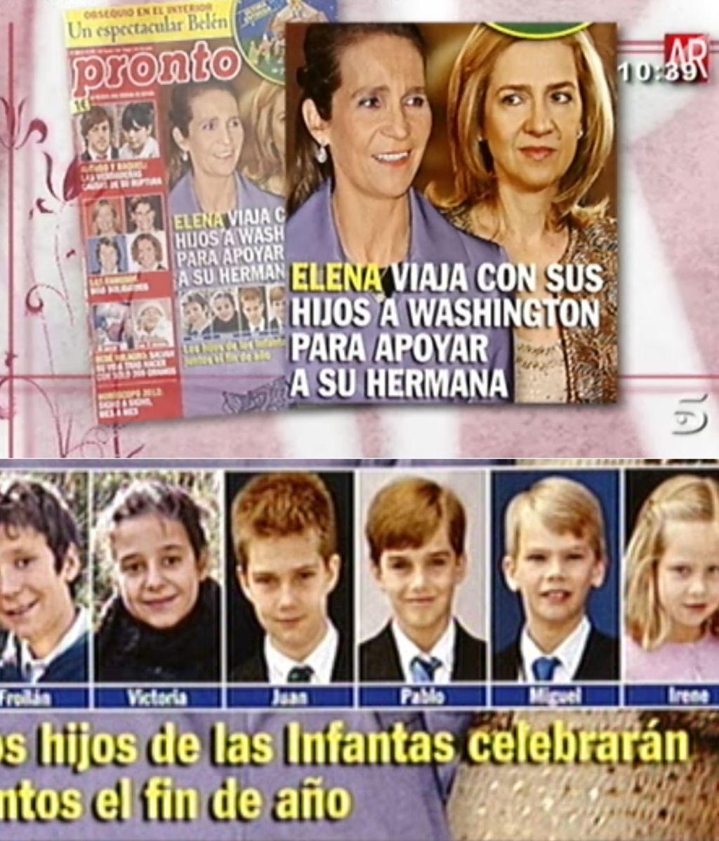 La infanta Elena viajará a Washington para apoyar a su hermana y su cuñado La infanta Elena viajará a Washington para apoyar a su hermana y su cuñado