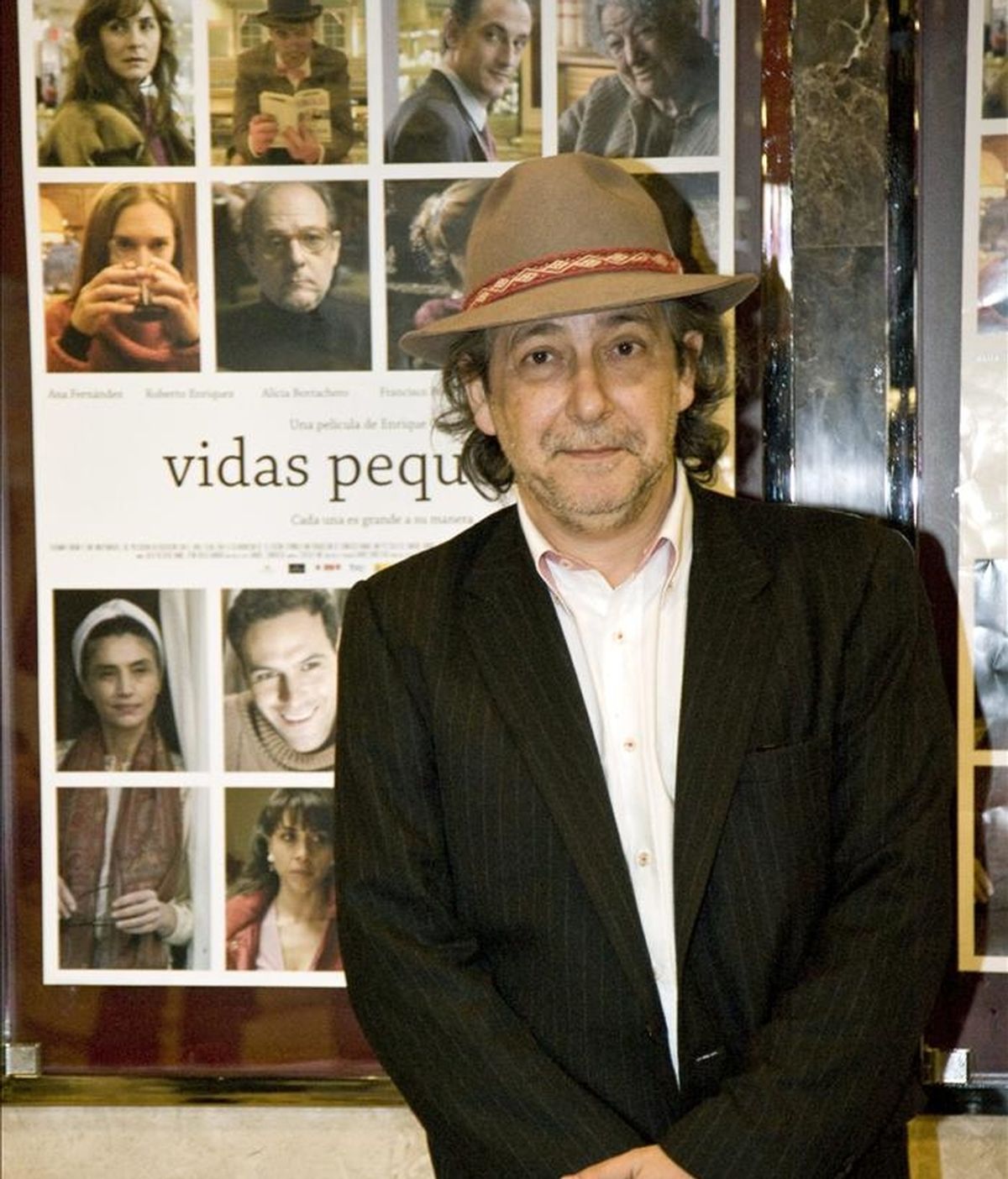 El director argentino Enrique Gabriel durante la presentación en Madrid de su película "Vidas pequeñas" el 16 de marzo pasado. EFE/Archivo