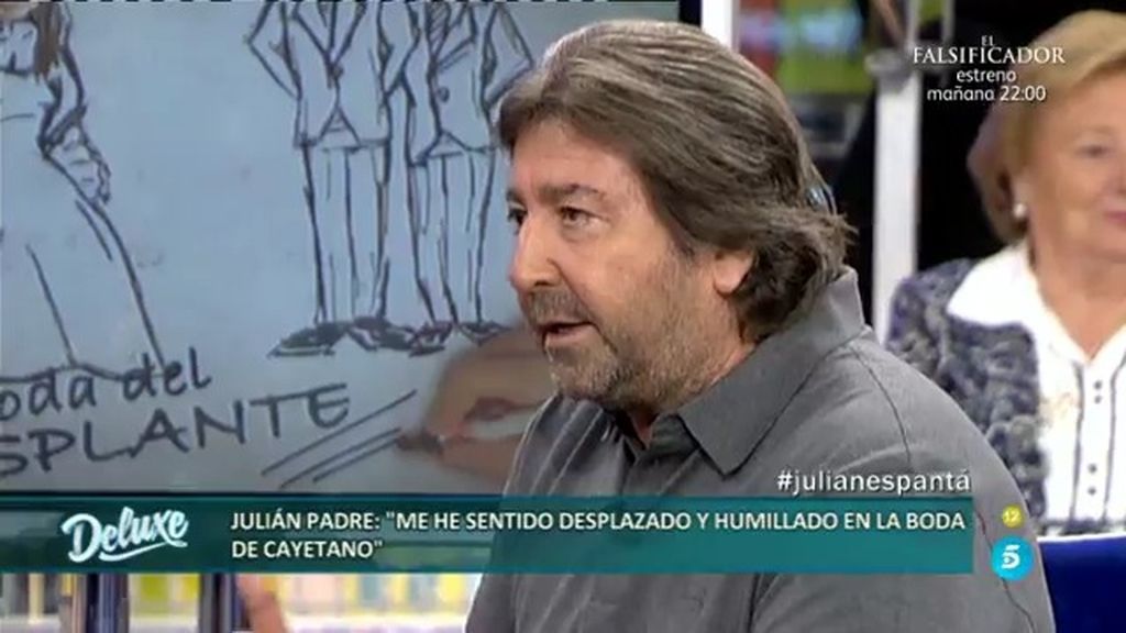 Julián Contreras: "Me he sentido desplazado y humillado en la boda de Cayetano"
