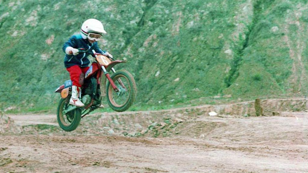 Rossi ya apuntaba maneras desde que era un renacuajo