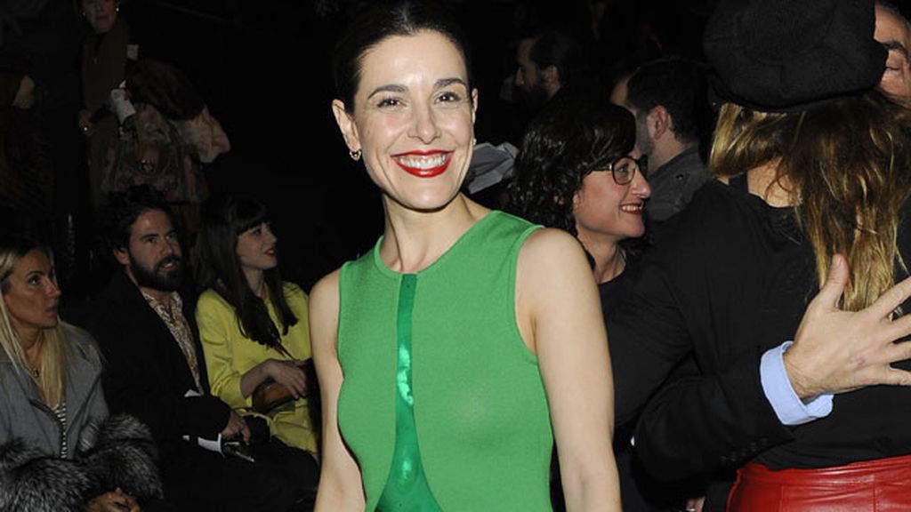 Raquel Sánchez Silva en el desfile de Amaya Arzuaga