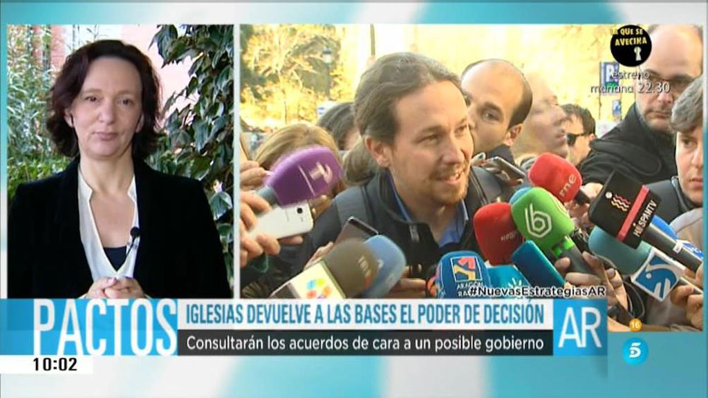 Carolina Bescansa: "Toca escuchar cuáles van a ser las cesiones del PSOE"