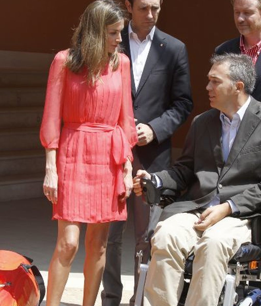Letizia, de rojo pasión